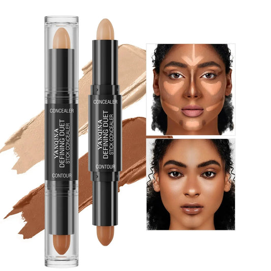 Iluminador e Sombra em Creme de Ponta Dupla